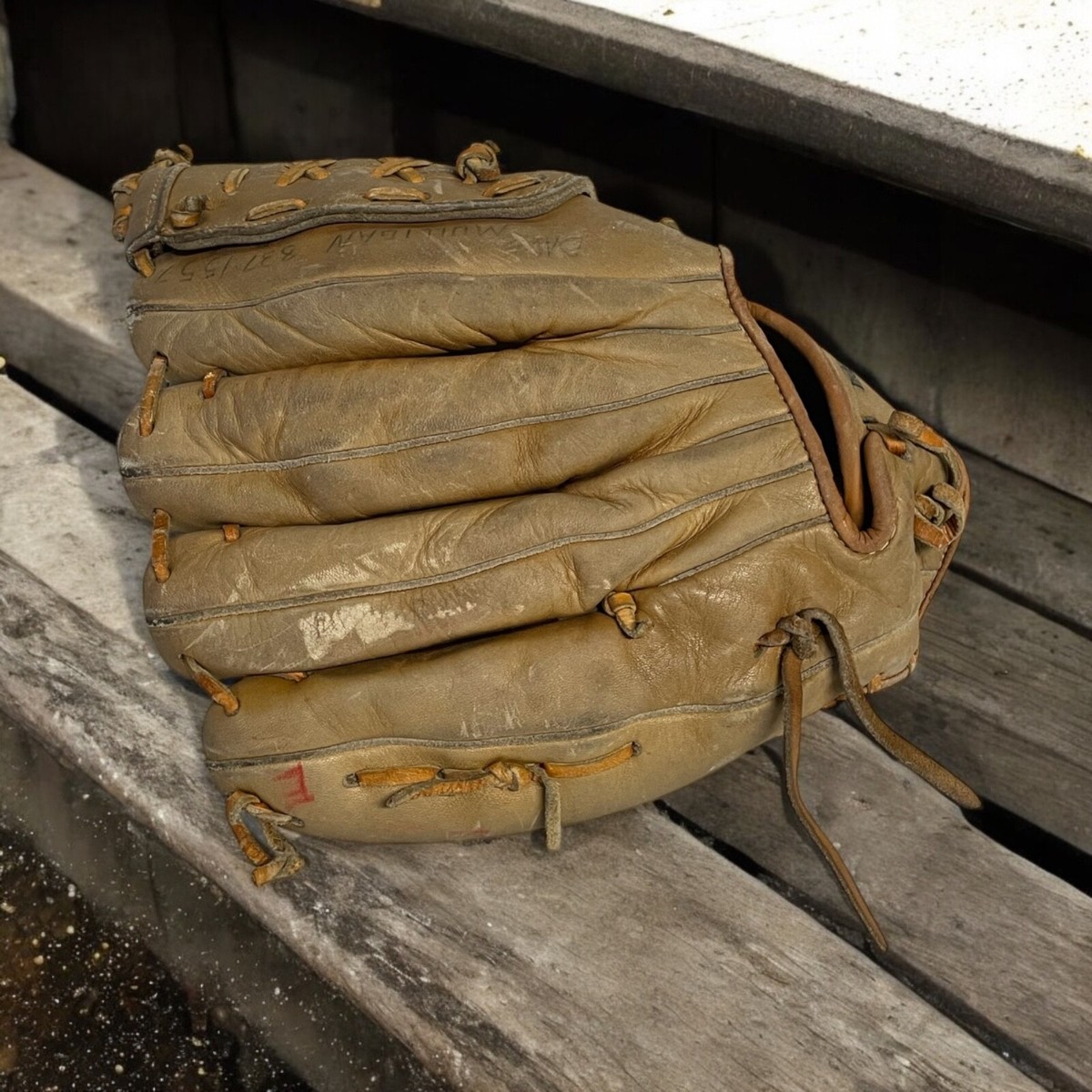 Ancien gant de baseball cuir WILSON Japan 2125 modèle pro