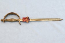 Vintage Miniature Sword Letter Opener Warwick Castle
