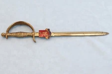 Vintage Miniature Sword Letter Opener Warwick Castle