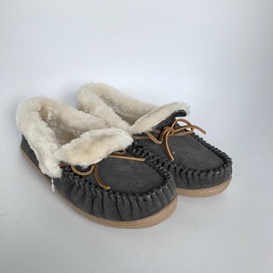 gray minnetonka moccasins