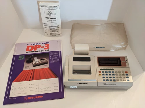 MITUTOYO DP-3 Digimatic Mini Processor w/ Power Supply & Manual