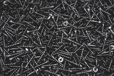 (1800) Phillips Bugle Head 6 x 1 Coarse Drywall Wood Screw - Plain Black