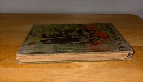 Antique "Robinson Crusoe" Illustrated Children's Hardcover Book - Picture 4 of 16