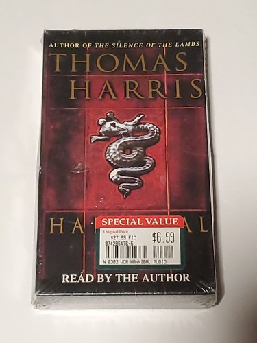Hannibal by Thomas Harris Audio Book 4 Cassettes 6 Hours NEW Factory Sealed 1999