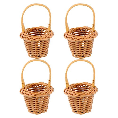 Rustic Basket Decor Flower Girls Basket Farmhouse Hanging Decor Gift Basket