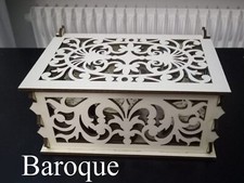  Scatola legno laser vari disegni personalizzabile compleanni matrimoni festivià