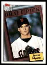 1994 Topps #754 Jason Myers Rookie RC San Francisco Giants baseball card