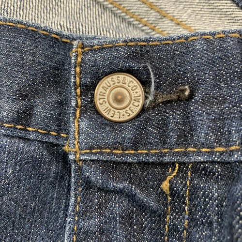 Levi's 505 Regular Fit Straight Leg Blue Jeans Men's 36x30 - Black Rinse - 第 6/8 張圖片