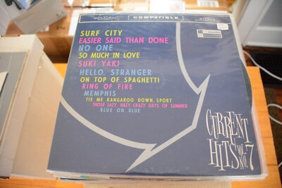 CURRENT HITS VOL 7 ''VARIOUS ARTISTS'' LP 12'' VG HITS RECORDS SURF CITY SUKI YAKI