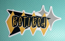 Retired Die Cut Title for Scrapbooking. Multi-layered. Hand-crafted.