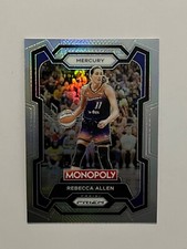 2024 Panini WNBA Monopoly Prizm Rebecca Allen Silver Prizm #18 Mercury