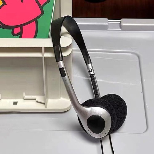 Fashion Wired Small Headphones Portable Retro Headphone Sports Walkman Laptop - Picture 6 of 17