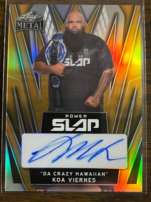 2025 Leaf Metal Power Slap #BA-LV1 Da Crazy Hawaiian Koa Viernes