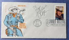 SIGNED ROBERT VAUGHN FDC AUTOGRAPHED FIRST DAY COVER - THE MAN FROM U.N.C.L.E.