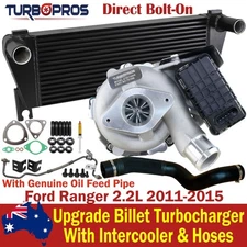Billet Turbor&Intercooler+Hoses&Oil Feed Pipe For Ford Ranger 2.2L 2011-2015