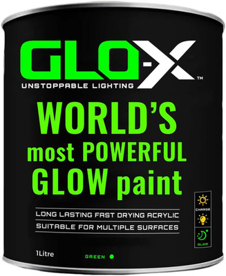Neon Glow in the Dark Paint - 1 Quart for All Surfaces