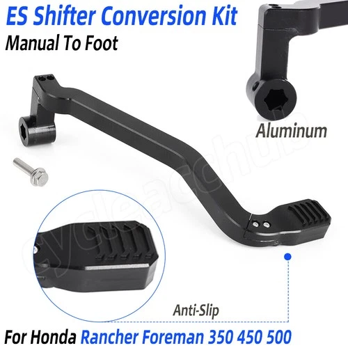 For Honda Rancher Foreman 350 450 500 ES Shifter Conversion Kit Manual To Foot