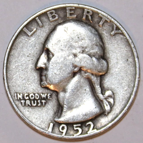 1952-D Washington Quarter - Fine - #2603EA