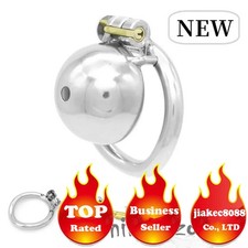 Chastity Cage Male Chastity Device Restrict Stainless Steel Metal Locks Rings