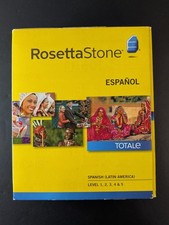 Rosetta Stone Spanish Latin America Level 1-5 Version 4 Complete Set CDs