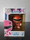 Funko Pop! Television: Red Ranger #23 2012 Vaulted Rare (Box Damage) W/Protector