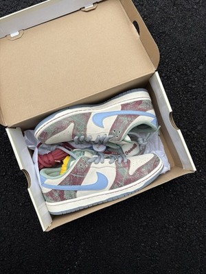 Nike Crenshaw Skate Club x Dunk SB Low Ivory Men's Size 8.5 FN4193-100 BRAND NEW