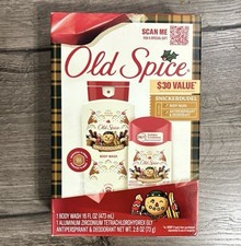 Old Spice Holiday Snickerdudel Sugar Cookie Body Wash Deodorant Gift Set New
