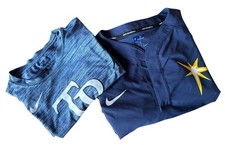 TB Rays Nike MLB Authentic Player Issued #57 Drew Rasmussen bundle XL