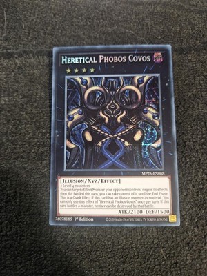 Heretical Phobos Covos - MP25-EN088 - Prismatic Secret Rare YuGiOh 