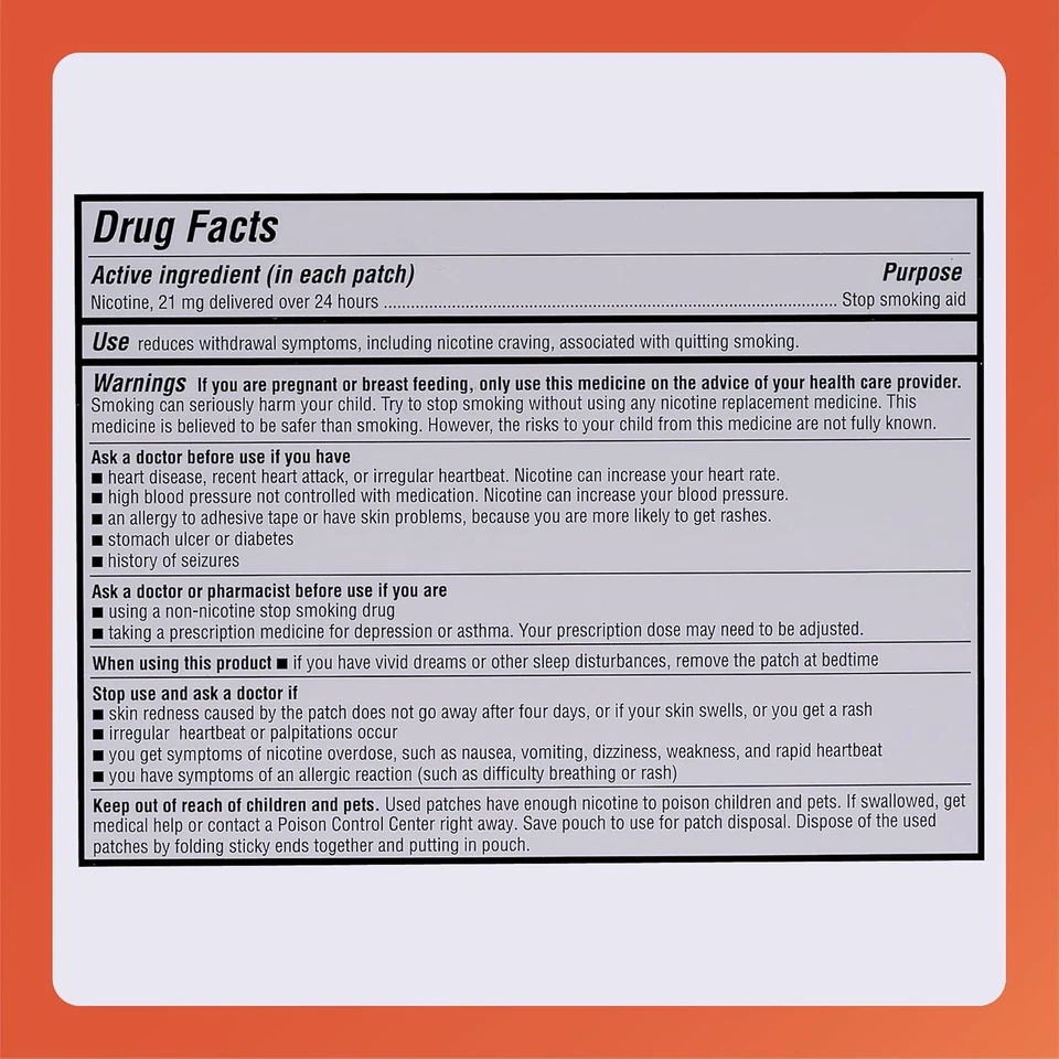1-9 paquetes de parches de nicotina transparentes de rugby - parche de sistema transdérmico 14 unidades paso 1 Foto 3 de 4
