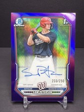 2026 Bowman Baseball Prospect Auto Sam Petersen #CPA-SP Purple Refractor /250