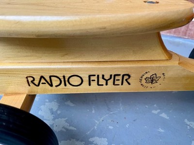 RARE Vintage Radio Flyer Tiny Trike 310 - NIB Wooden Maple Trike w