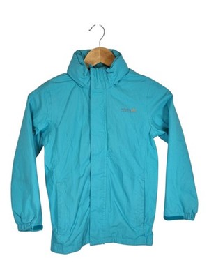 Regatta Kinder wasserdichte Jacke blau 9-10 Jahre leichter Outdoor Mantel