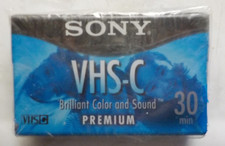 Sony VHS-C Premium Grade 30 Minute Tape Sealed NEW NIB