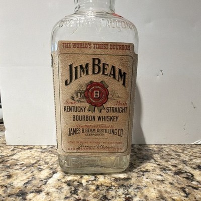 Jim Beam 1964 Original Kentucky Straight Bourbon Whiskey Bottle