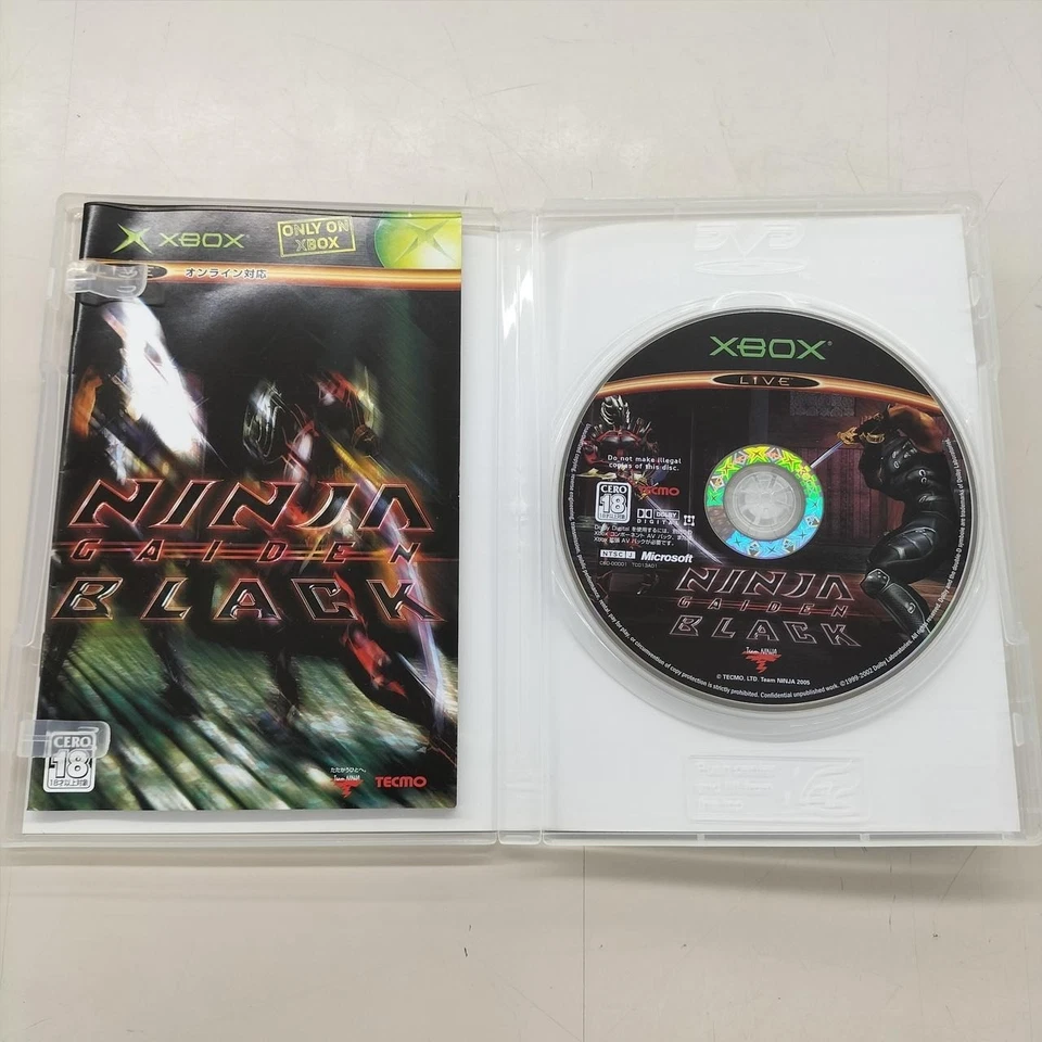 Microsoft X BOX NINJA GAIDEN Black Xbox  Japan Import Tested - Image 3 of 4
