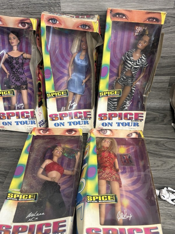 1998 Spice Girls "ON TOUR" Complete Set of 5