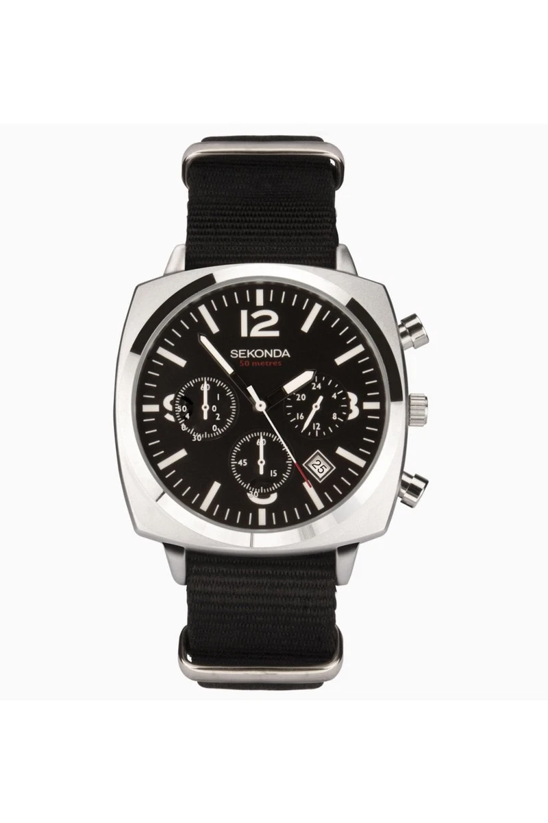 Orologio Cronografo Acciaio Al Quarzo Aviator | Dal 1959