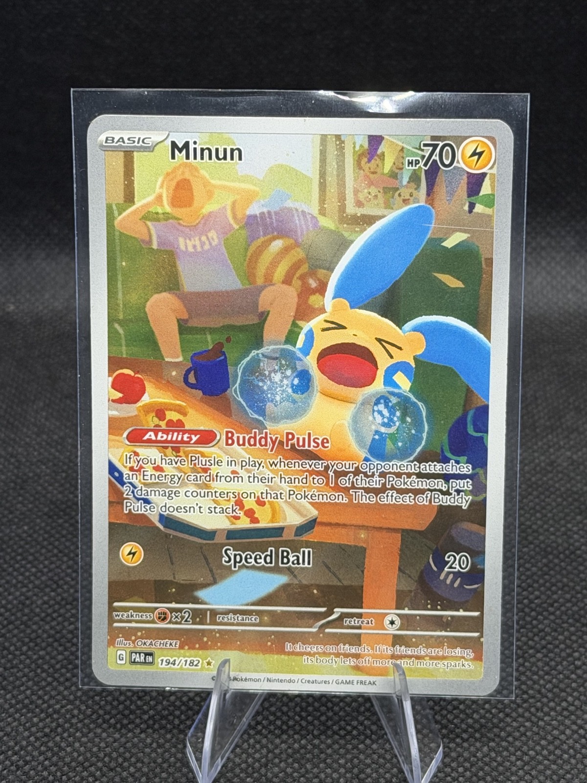 Minun 194/182 SV04: Paradox Rift Holo