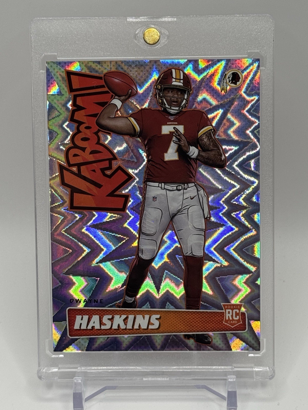 2019 Panini Absolute Football Dwayne Haskins K DH2 Rookie Kaboom SSP - Mint!