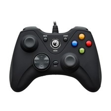 NACON Manette de Jeu Filaire pour PC Modèle GC-100XF Soft Touch Noir