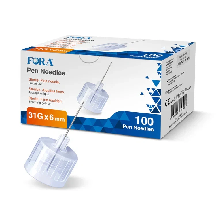FORACARE Pen Nadel 31 G 6 mm (105 Stück) passend für die Abnehmspritze