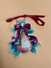 Longaberger Basket Tie-On Pear 2000