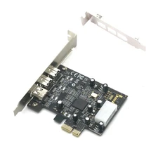 1PC Controller Card PCI-Express to IEEE1394 A+B For Win 2000/XP/7/8 For Linux