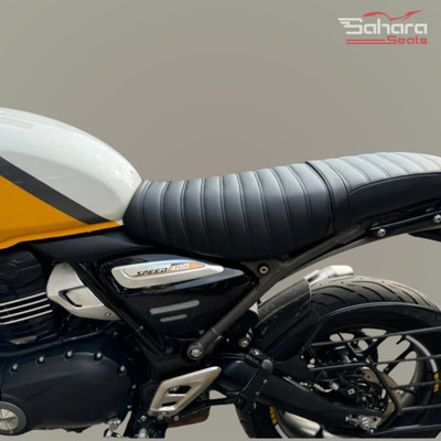 Triumph Speed 400 Touring Brat Style Stripy Design Sitz | Sahara Sitze