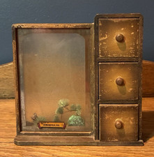 Vintage Wooden Souvenir Frame with Drawers from Jacksonville, Florida
