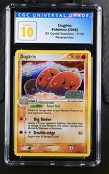 Dugtrio 5/100 EX Crystal Guardians Reverse Holo