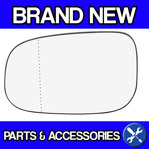 For Volvo S60 (07-09) V70 (07-08) Electric Door Wing Mirror Glass (Left)