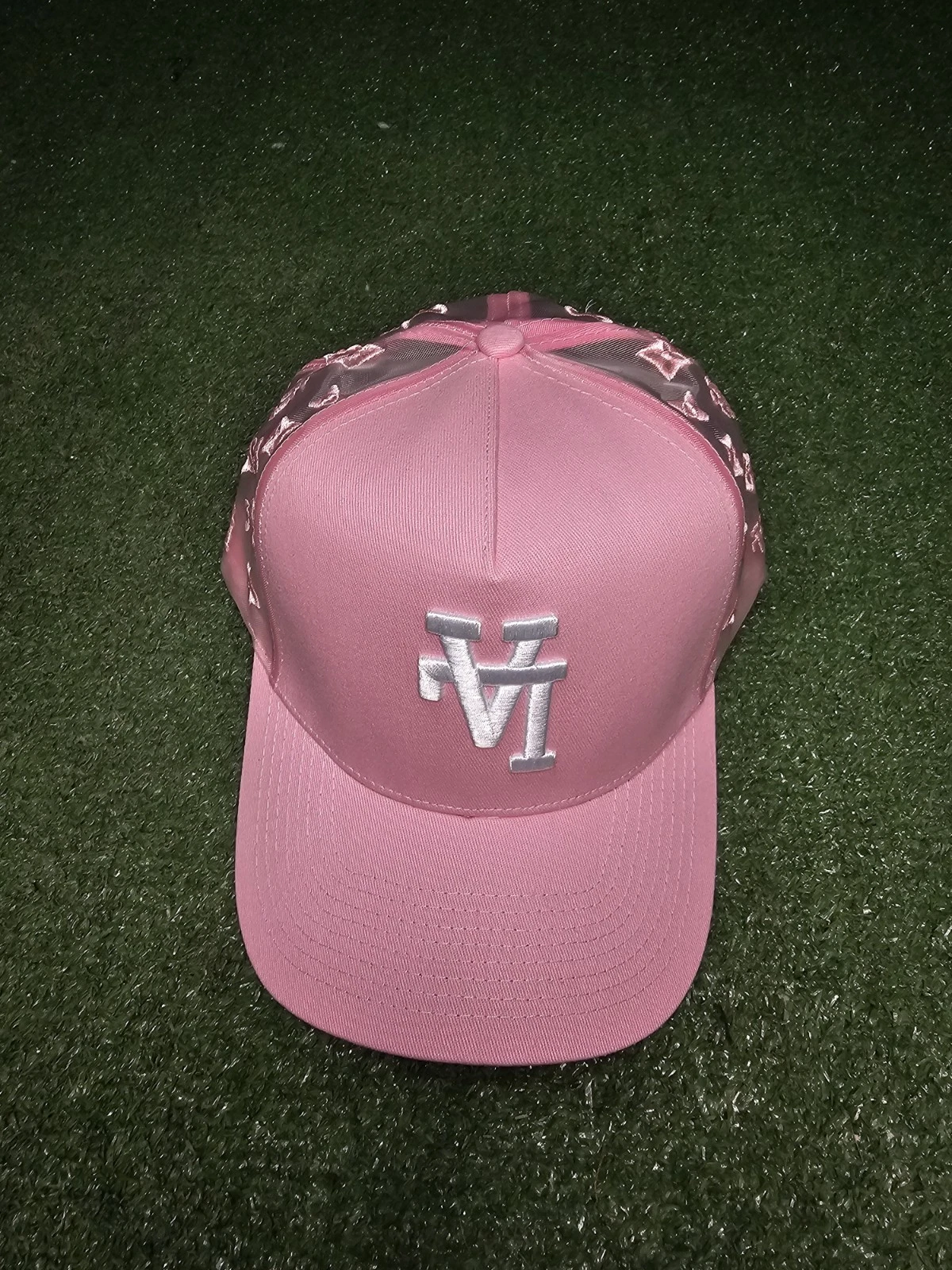 Kill The Hype “monogram pink trucker” Snapback Hat KTHLA