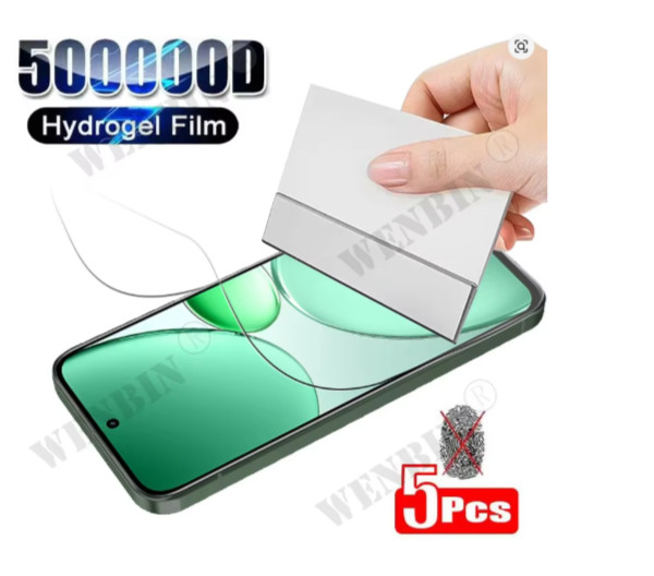 5Pcs Hydrogel Film Screen Protector for Realme 15 14 13 12 GT Pro Plus C85 C73 C